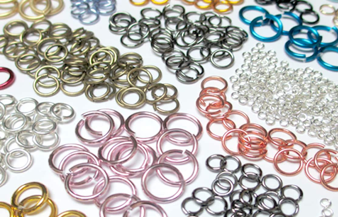 different color jump rings