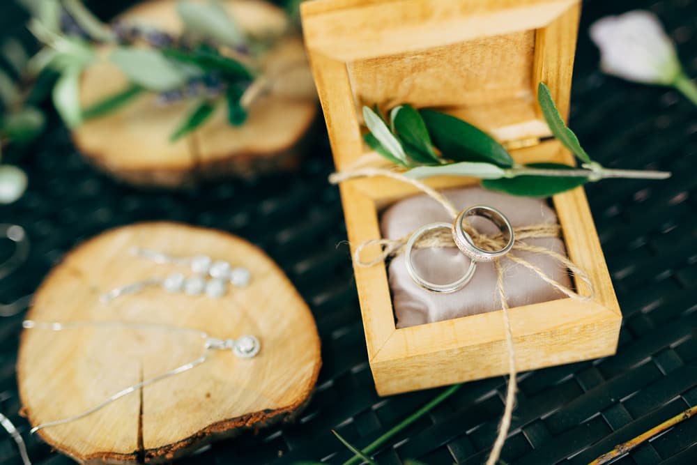 pre engagement rings in box