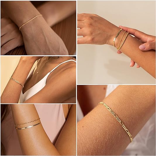 Gold Bracelet Set