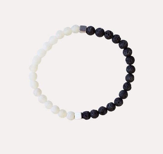 black and white bracelet