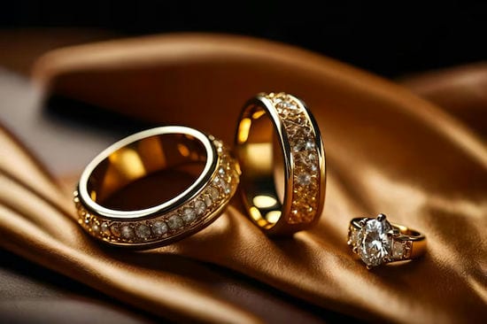 gold diamond rings